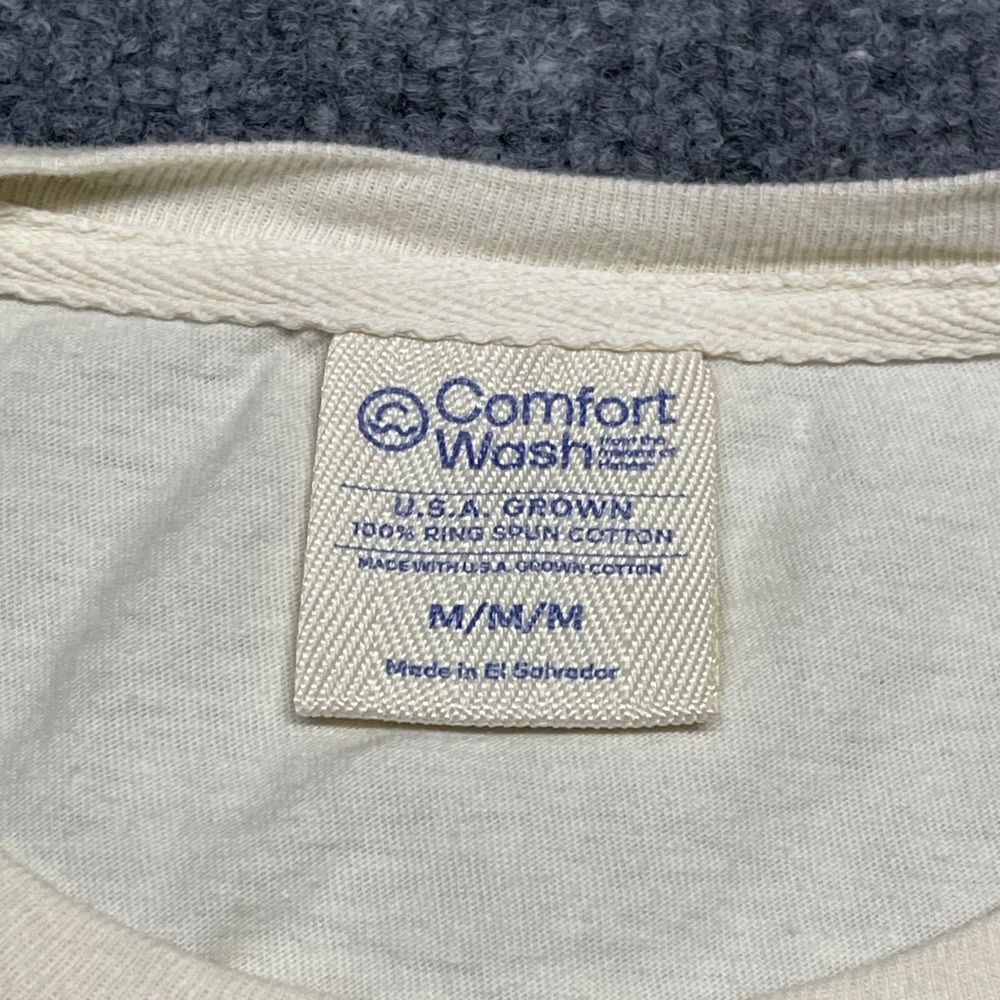 University of Montana Grizzlies‎ T-Shirt Mens Medium Cream Comfort Wash NCAA - Picture 3 of 9